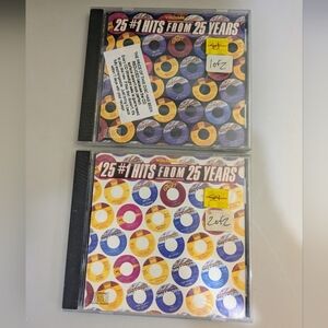 2/$18 2 CDs "25 #1 Hits From 25 Years" Music CD Set